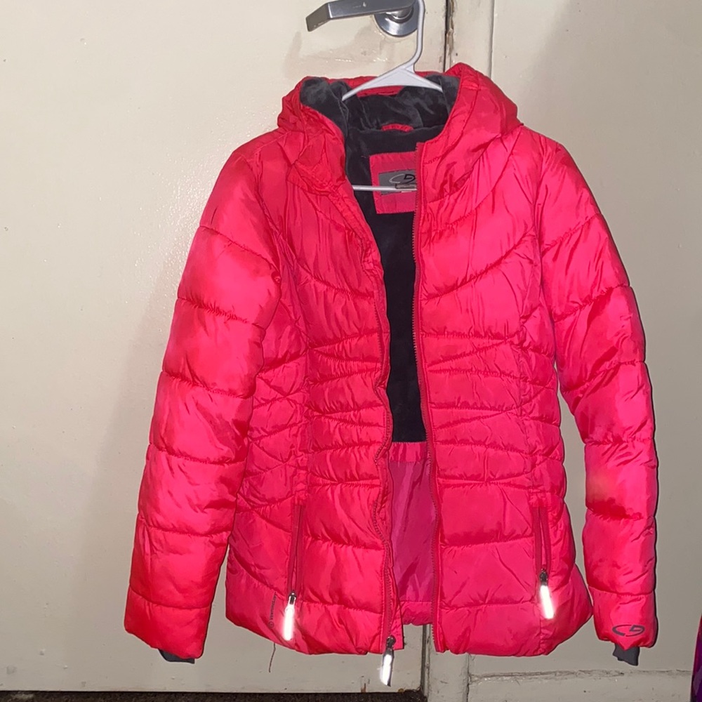 Jacket hot pink insulated